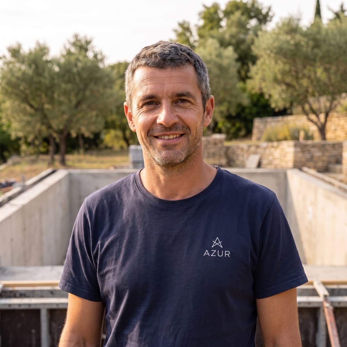 Julien, chef de chantier chez AZUR
