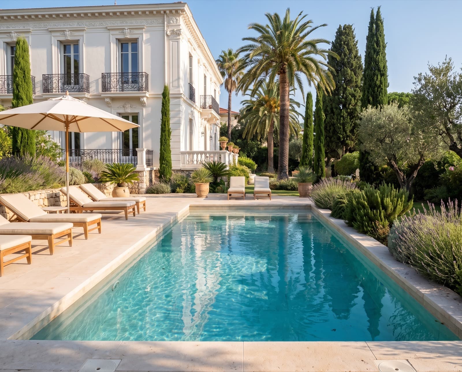 Piscine réalisée à Cannes