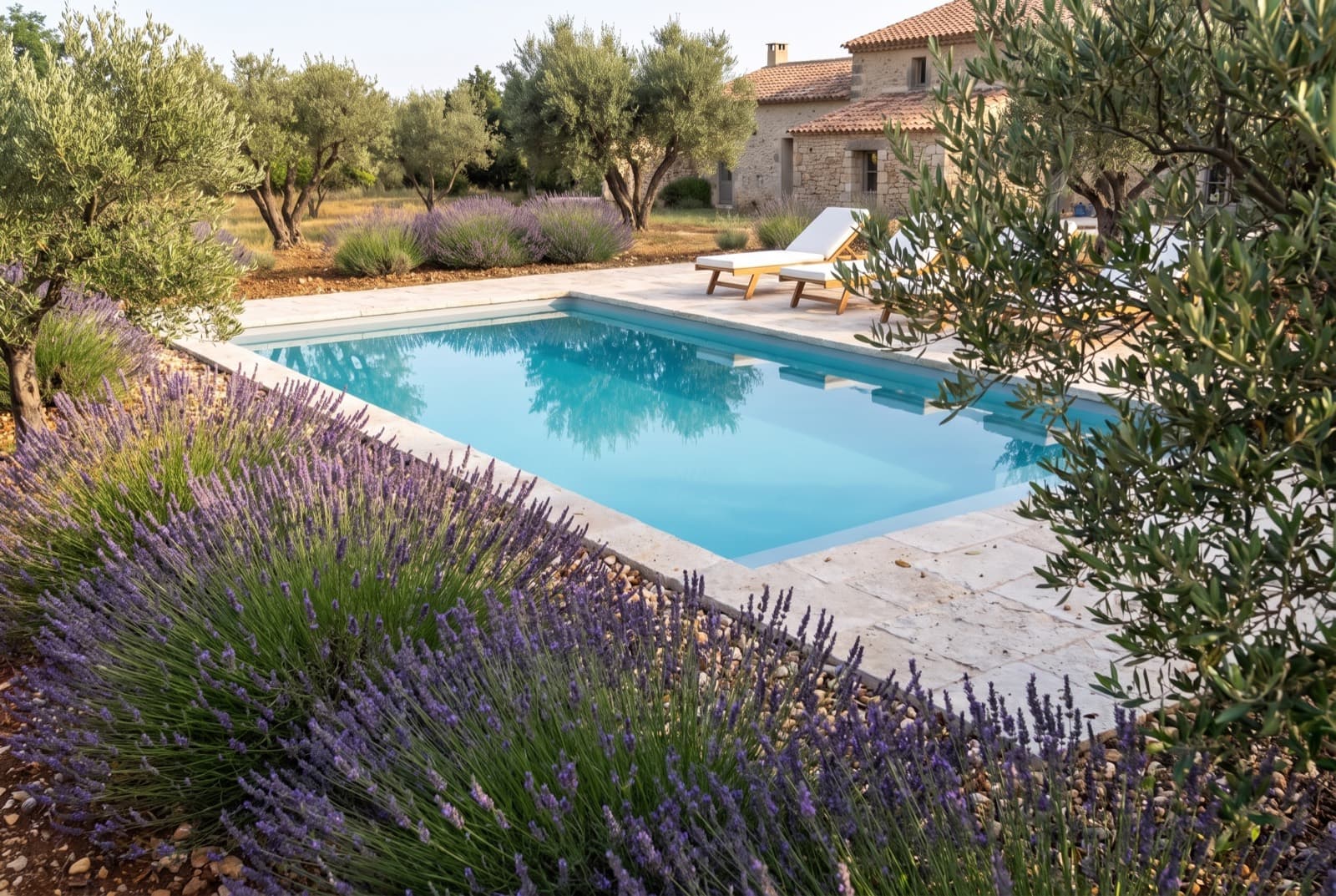 Piscine de Biot — vue 1